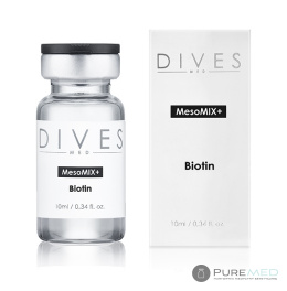 DIVES MED - BIOTIN 1x10ml koktajl na bazie biotyny biotyna do skóry głowy stymulacja wzrostu włosów, zagęszczanie włosów