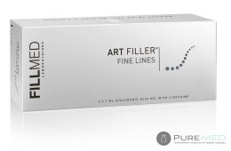 Filler, hyaluronic acid with lidocaine, with anesthesia, for fine wrinkles. Fillmed Filorga Art Filler Fine Lines