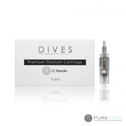 Premium Titanium Cartridge treatment cartridges for needle mesotherapy dedicated to the DERMAPEN X-PEN device from DIVES MED