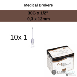 Mesotherapy needles 30G x 1/2