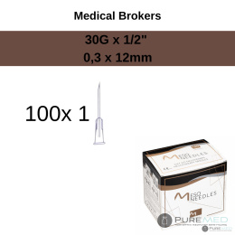 Mesotherapy needles 30G (0.3) x12mm 100 pcs
