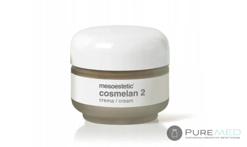 Cosmelan 2 cream for discoloration, melasma, freckles, oily and combination skin, antiaging, pimples, acne, scars, mesoestetic,