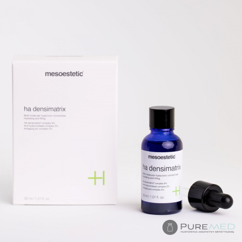 mesoestetic serum with strong moisturizing for the face ha densimatrix hyaluronic acid moisturizes, firms and smoothes