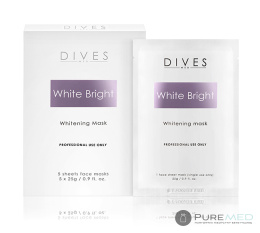 DIVES WHITE BRIGHT MASK depigmenting, brightening sheet mask 5 pieces