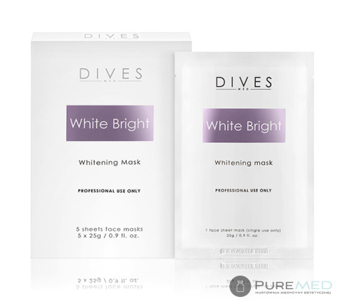 brightening sheet mask 5 pieces photoaging antiaging age spots brightens revitalization acne discoloration