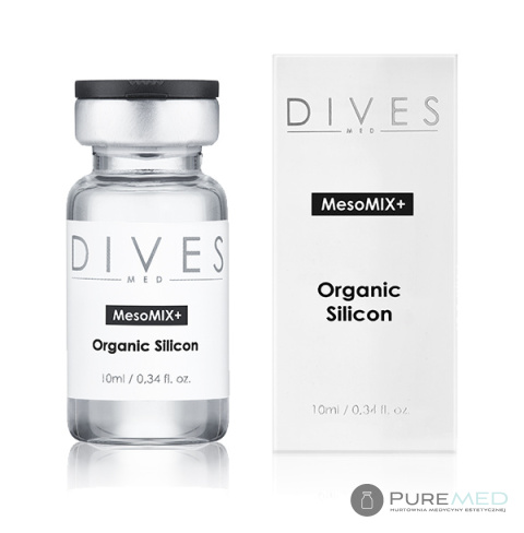 DIVES MED - ORGANIC SILICON 1x10ml redukcja rozstępów, napięcie skóry, rewitalizacja, nawilżenie, wyrównanie kolorytu skóry
