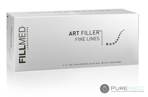 Fillmed Art Filler Fine Lines филлер для неглубоких морщин и борозд, мимических морщин, филлер, гиалуроновая кислота