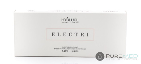 Hyalual Electri 0.55% 1.5 ml, mesotherapy around the eyes, shadows under the eyes, revitalization of the tear valley