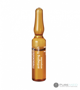 Mesoestetic antiaging flash ampoules 10x2ml concentrated therapy with strong lifting, tightens and nourishes the skin