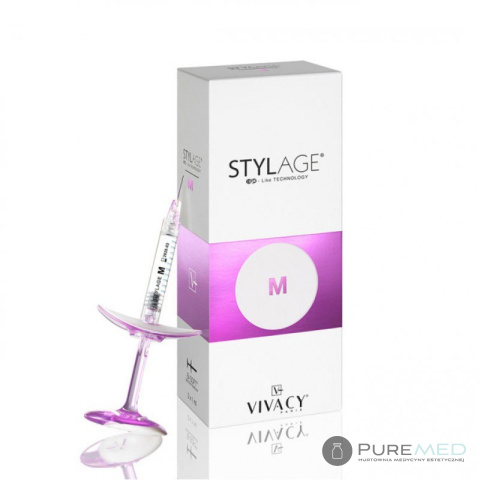 Stylage Bi-Sfot M without lidocaine 2x1ml hyaluronic acid filler, contouring and filling lips with hyaluronic acid without lido