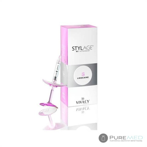 Stylage Bi-Soft S with lidocaine, filling delicate lines and wrinkles, shallow wrinkles, face modeling, ha acid