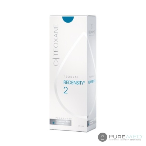 TEOSYAL PURESENSE REDENSITY 2 głęboko nawilża skórę wypełnia drobne zmarszczki zminimalizowanie doliny łez cienie pod oczami