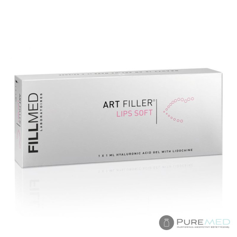Filorga Fillmed ART Filler Lips Soft 1x1ml efekt naturalnie powiekszonych ust filler wypelniacz do ust konturowanie ust