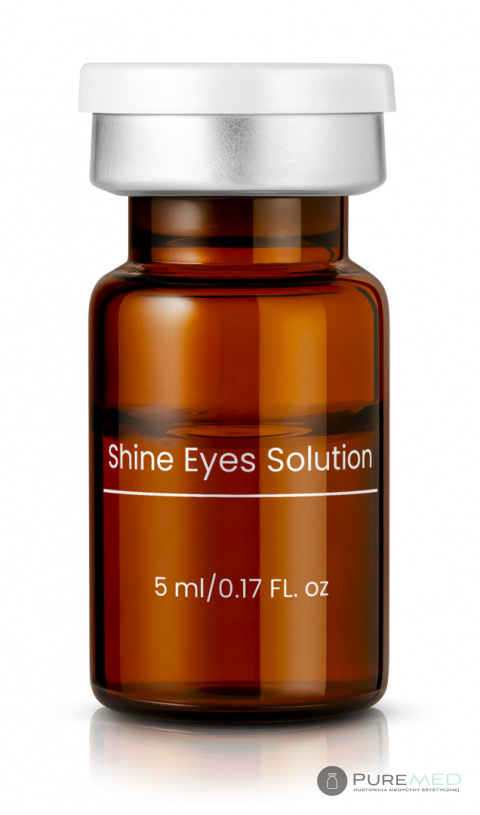 Maeselle Shine Eyes Solution ampułka pobudzająca naturalne procesy naprawcze skróry, napinając i rozświetlając ją.