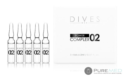POWER COMPLEX 02 - REJUVENATING AMPOULES WITH PEPTIDE COMPLEX AND HYALURONIC ACID 5x2ml