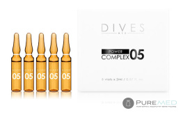 DIVES MED - POWER COMPLEX 05 - DEEP REGENERATION AND ILLUMINATING AMPOULES WITH NIACINAMIDE AND GLUTATHIONE 5x2ml