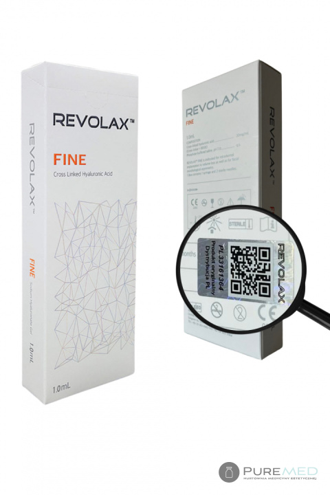 Revolax Fine, filling shallow wrinkles, neck, crow's feet, lips. Skin revitalization, rejuvenation, antiaging.