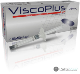 Viscoplus Gel 2.5%, 75 mg hyaluronic acid for injection, 3 ml x 1 pre-filled syringe