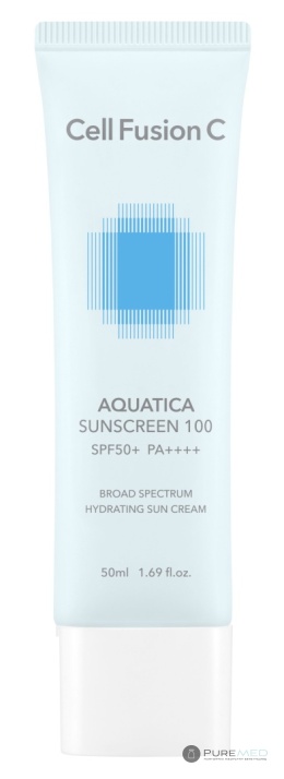 Cell Fusion C Aquatica Sunscreen SPF 50+/PA+++ — Увлажняющий крем для сухой и чувствительной кожи 50 мл