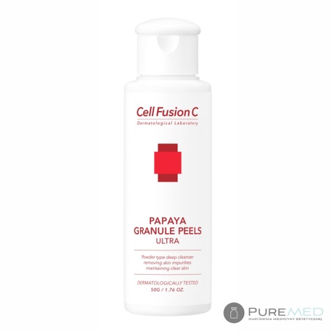 Cell Fusion C Papaya Granule Peels ULTRA – Peeling enzymatyczny do wszystkich rodzajów skóry, również wrażliwej 50 ml