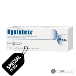 Hyalubrix 1x2ml (30mg/2ml) Data ważości: 2026-05