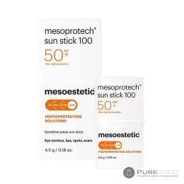 Солнцезащитный стик 100+ Восстанавливающий солнцезащитный стик Mesoestetic 100+ Солнцезащитный стик