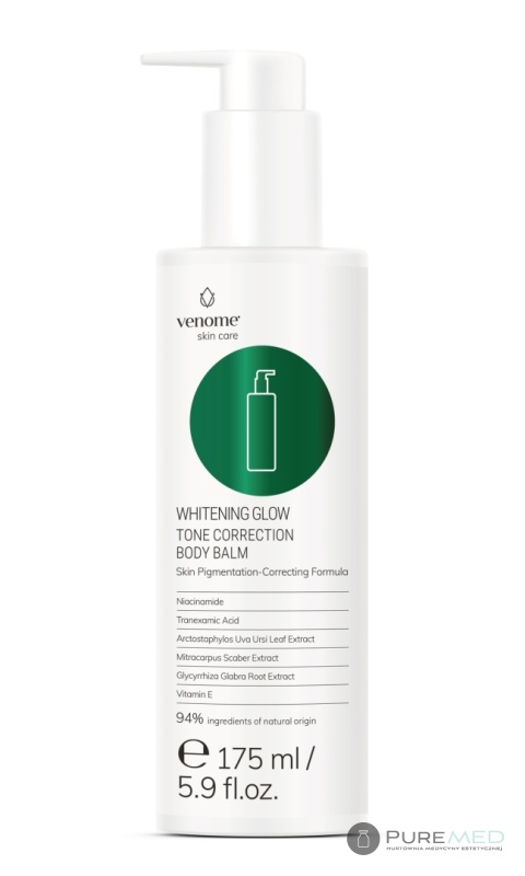 Venome Whitening Glow – Balsam wyrównujący koloryt ciała 175 ml