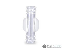 Extension with luer lock connector
