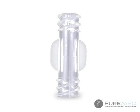 Extension with luer lock connector